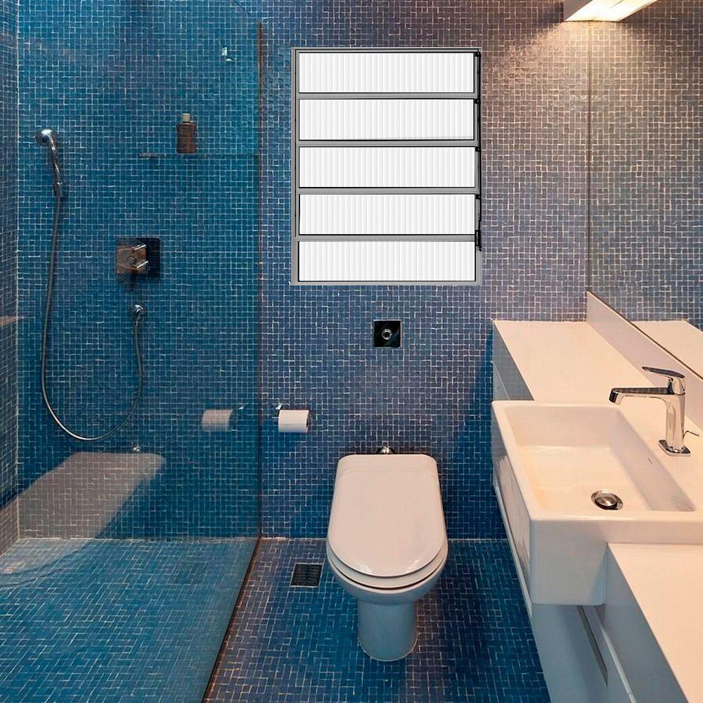 Vitro Basculante Alumínio Brilhante 80 (a) X 1.00 (l) - Hale - 2