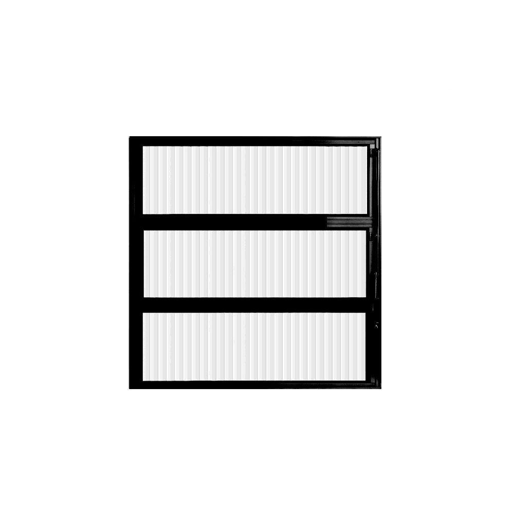 Vitro Basculante Alumínio Preto 40 (a) X 60 (l) - Hale - 4