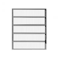 Vitro Basculante Alumínio Brilhante 1.00 (a) X 1.00 (l) - Hale - 1