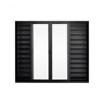 Veneziana 6 Folhas De Correr S/grade 1.00 X 1.00 Alumínio Preto Linha Modular - Hale - 1