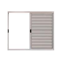 Veneziana 3 Folhas De Correr S/grade 1.00 X 1.20 Alumínio Branco Linha Modular - Hale - 1