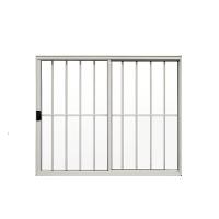 Janela 2 Folhas De Correr C/ Grade 1.00 X 1.20 Alumínio Branco Linha Modular - Hale - 1