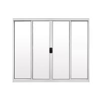 Janela 4 Folhas De Correr S/ Grade 1,00 X 1.20 Alumínio Branco Linha Modular - Hale - 1