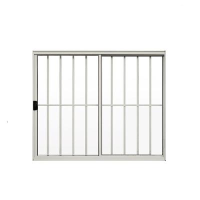 Janela 2 Folhas De Correr C/ Grade 1.00 X 1.50 Alumínio Branco Linha Modular - Hale