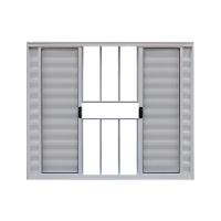 Veneziana 6 Folhas De Correr C/grade 1.00 X 1.00 Alumínio Branco Linha Modular - Hale - 1