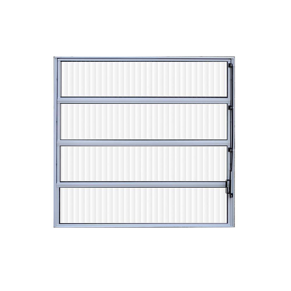 Vitro Basculante Alumínio Branco 80 (a) X 1.00 (l) - Hale - 1