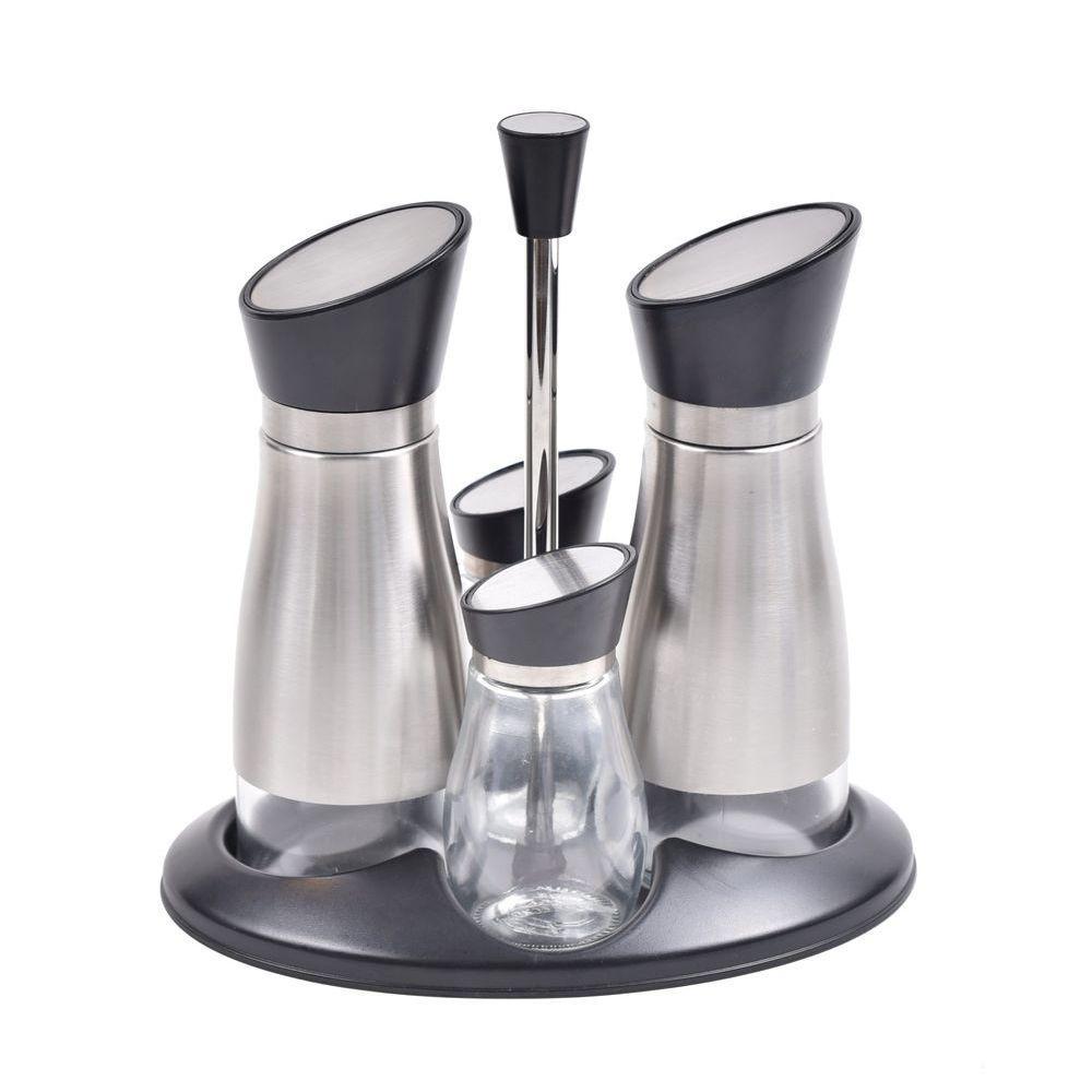 Galheteiro Para óleo E Vinagre/sal E Pimenta Em Inox Kenya - 1