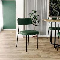 Kit 02 Cadeiras Estofada Para Couríssimo Verde Musgo - 8