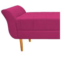 Recamier estofado Ari 195 Cm King Size Suede Pink - 3