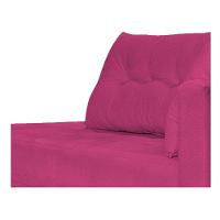 Recamier Azura 140cm Com Almofada Lado Esquerdo Suede Cor Pink - 3