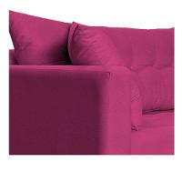 Recamier Azura 185cm Com Almofada Lado Direito Suede Cor Pink - 3
