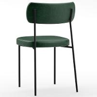 Kit 06 Cadeiras Estofada Para Couríssimo Verde Musgo - 2