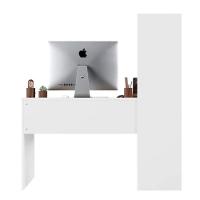 Escrivaninha Office Com Estante Integrada Nt2105 Notável Branco New - 7