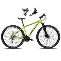 Bicicleta Aro 29 Absolute Nero 5 Alumínio 21v Câmbios Shimano Freio A Disco - Verde Tam.21 - 1