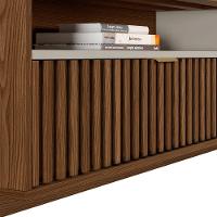 Painel Para Tv Até 65\" Ripado 2 Portas Com Nicho Marianne Freijo/off White - 8