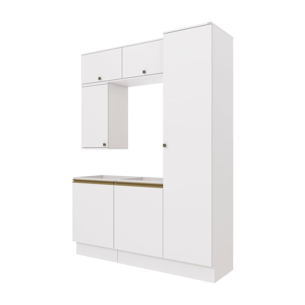 Conjunto Para Banheiro Kappesberg Celeste 6 Peças Branco 170cm - 4