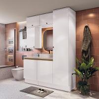 Conjunto Para Banheiro Kappesberg Celeste 6 Peças Branco 170cm - 1