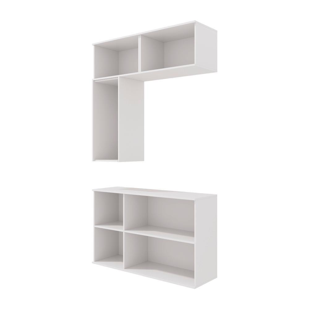 Conjunto Para Banheiro Kappesberg Celeste 4 Peças Branco/verde 120cm - 3