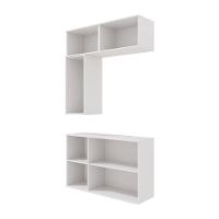 Conjunto Para Banheiro Kappesberg Celeste 4 Peças Branco/verde 120cm - 3