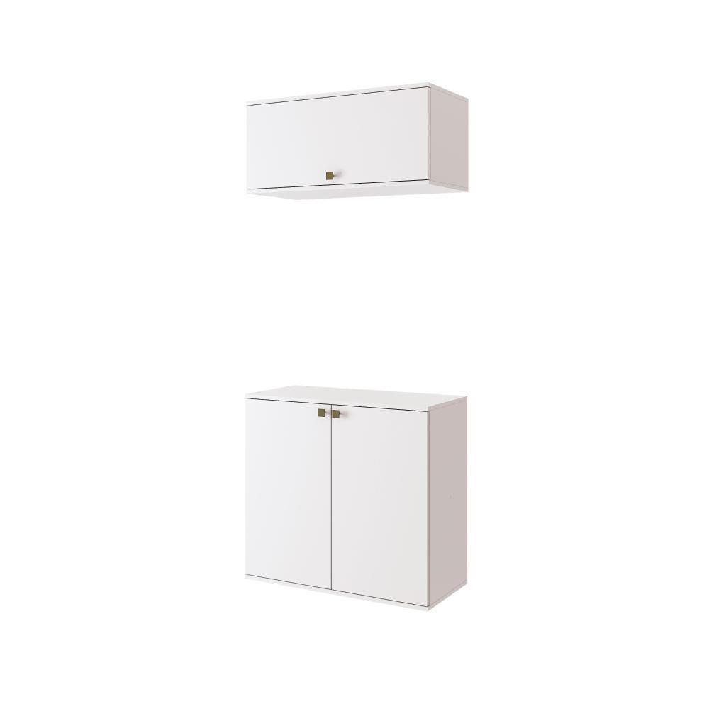 Conjunto Para Banheiro Com Basculante Kappesberg Celeste 2 Peças Branco 80cm - 4