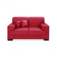 Sofá Manu Conjunto 2 E 3 Lugares Clássico Fixo Confortável Sala Império Vermelho 373