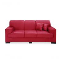 Sofá Manu Conjunto 2 E 3 Lugares Clássico Fixo Confortável Sala Império Vermelho 373 - 5