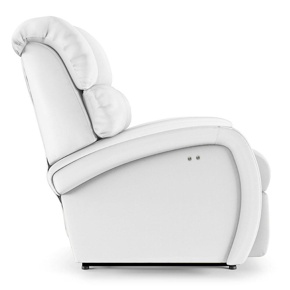 Poltrona Do Papai Reclinável Napoli Power Touch Pu Branco Fh1 - 2