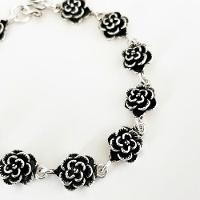 Pulseira Rosas Prata De Bali 925 - 2