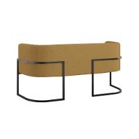 Kit Sofá 2 Lugares + 2 Poltronas Para Recepção Balaqui Capuccino - 5