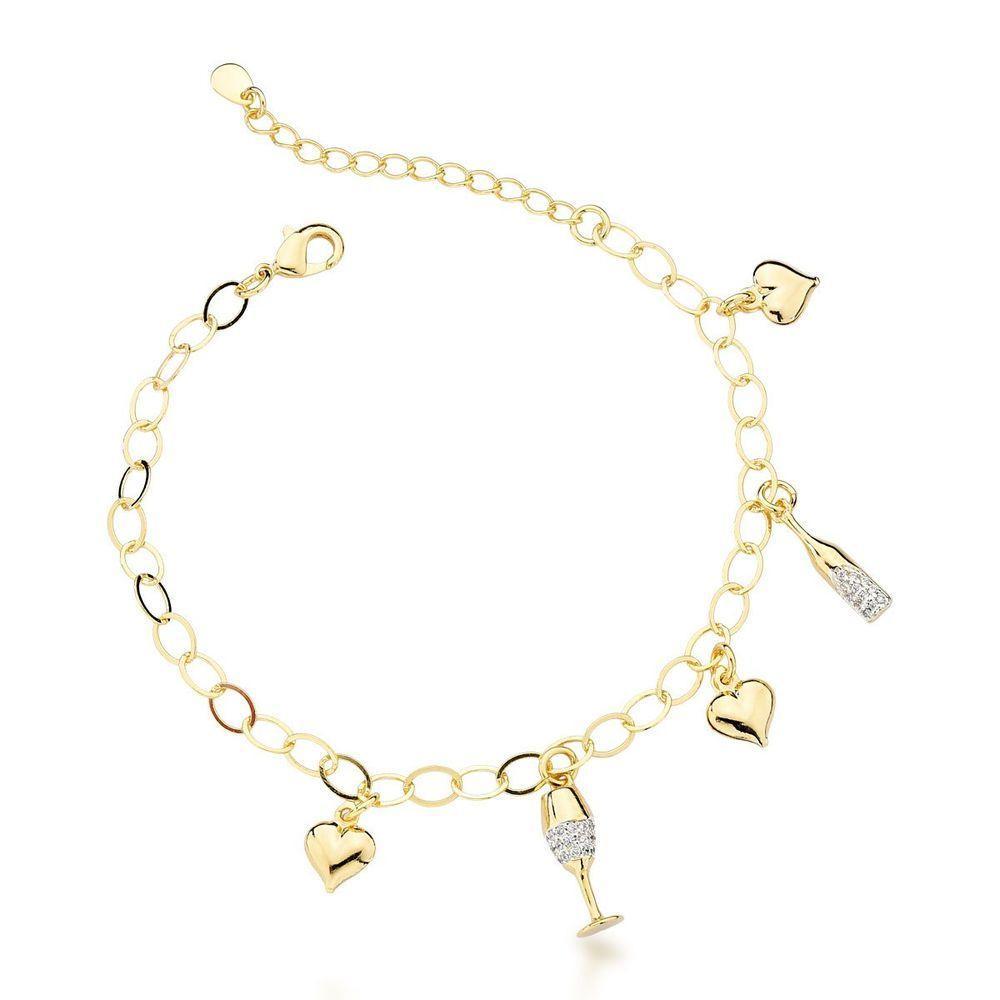 Pulseira Comemorações Banhada A Ouro 18k - 2