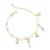 Pulseira Comemorações Banhada A Ouro 18k - 2