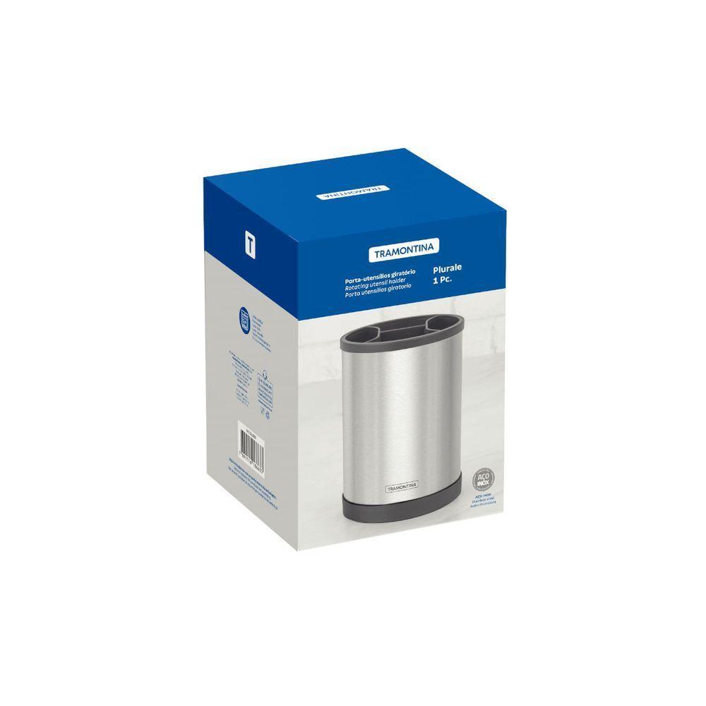 Porta utensílios Giratório - Tramontina em Aço Inox - 4