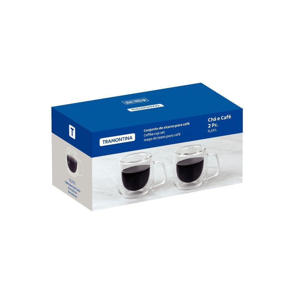 Conjunto De Xícaras Tramontina Para Café - 2 Peças 100 Ml - 5