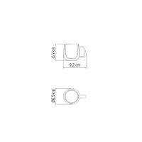 Conjunto De Xícaras Tramontina Para Café - 2 Peças 100 Ml