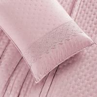 Cobre Leito Nobless Queen 03 Peças - Rosa Blush. - 3