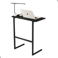 Mesa De Notebook Com Pés De Ferro Viena Preto Preto - 2