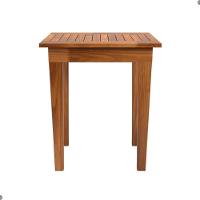 Mesa Ripada Lateral Para Sala Cairo Castanho - 1