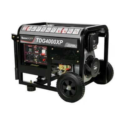 Gerador Diesel 3,3 Kva Monofásico Bivolt 115-230v Partida Manual Tdg4000xp Toyama