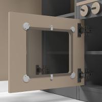 Cozinha Brinquedo Infantil Com Refrigerador Lima Cinza - 2