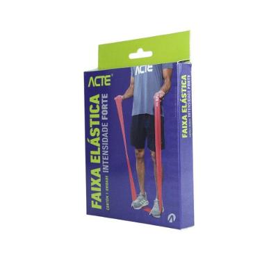 Faixa Elastica Forte - Acte Vermelha Vermelho - T13-f