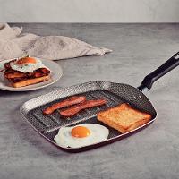 Bistequeira Tramontina Loreto 26 cm Vermelho em Alumínio Antiaderente Starflon Max - 5