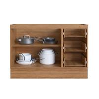 Balcão 2 Portas 3 Gavetas Clássica Quiditá Montana/bronze - 3