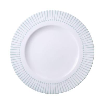 Prato Raso Tramontina Monocroma Em Porcelana Decorada 28 Cm