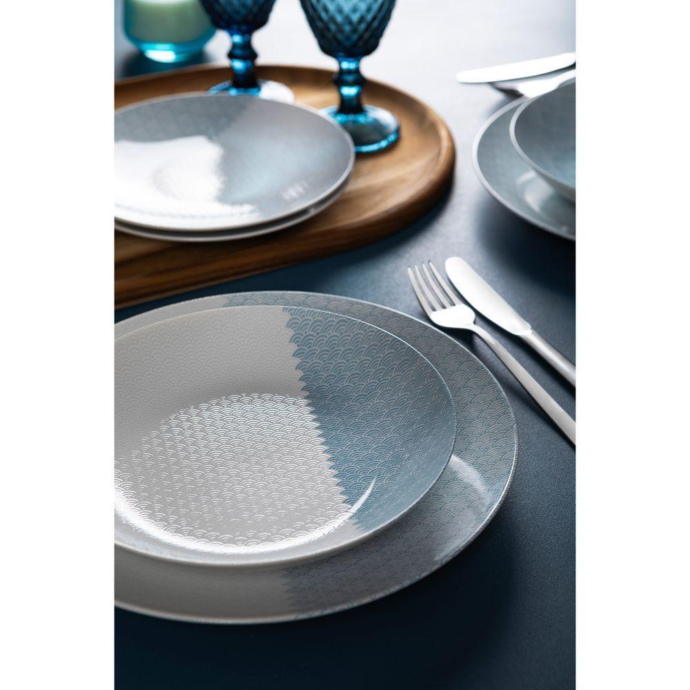 Prato Raso Tramontina Aquarius Em Porcelana Decorada 28 Cm - 8