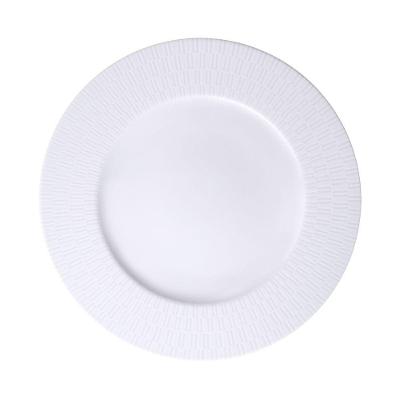Prato Raso Tramontina Santorini Em Porcelana Decorada 28 Cm