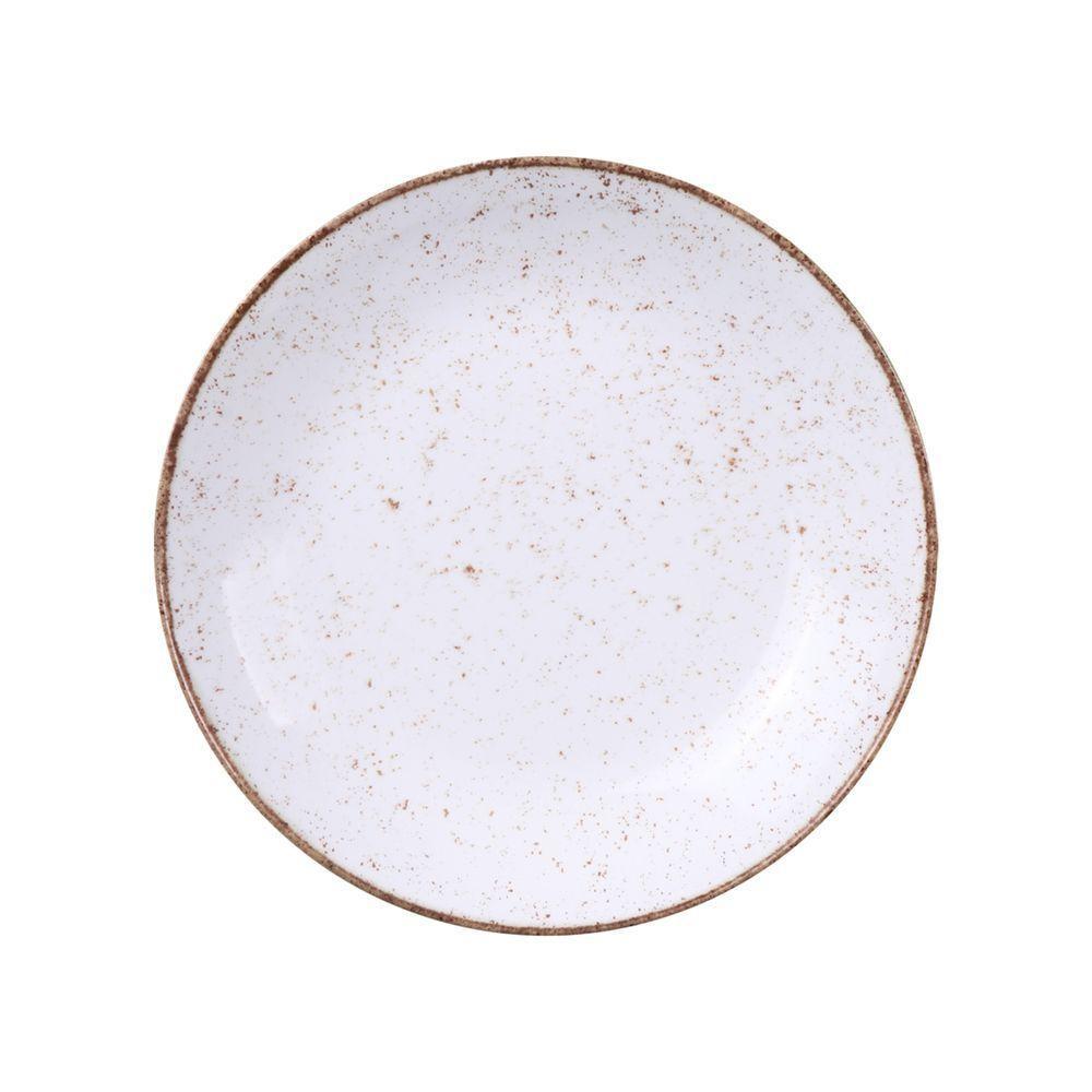 Prato Fundo Tramontina Rustico Marrom Maxforce Em Porcelana 25 Cm - 3