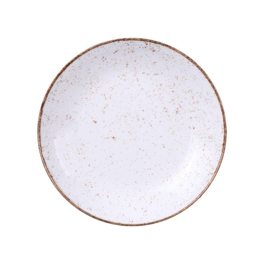 Prato Fundo Tramontina Rustico Marrom Maxforce Em Porcelana 25 Cm - 6