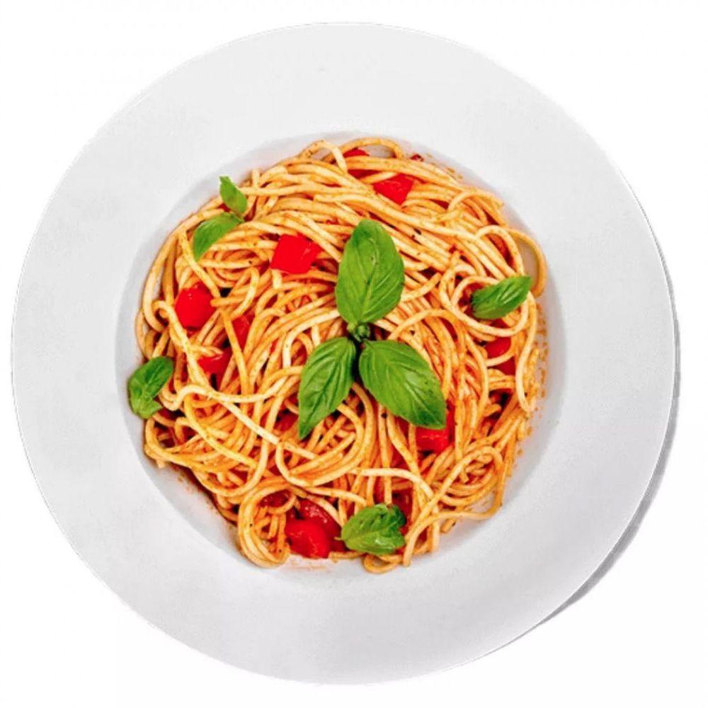 Jogo De 4 Prato Fundo Sopa Massa Branco Ceramica - Porcelart - 5