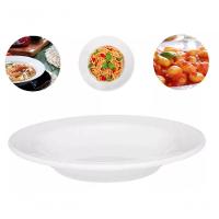 Jogo De 10 Prato Fundo Sopa Massa Branco Ceramica - Porcelart - 6