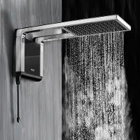 Ducha Chuveiro Acqua Storm Alta Performance Lorenzetti Preto E Cromado 220V - 3